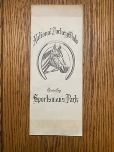 Programa de carreras de caballos Sportsman's Park 1951 de colección, Chicago - Imagen 1 de 11
