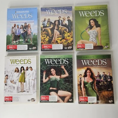 Weeds DVD Seasons 1 2 3 4 5 6 PAL 4 - image 1 of 4