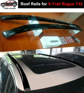 Fits for Nissan All New X-Trail Rogue T33 2021-2024 Roof Rail Rack Side Rail Bar - Picture 1 of 9