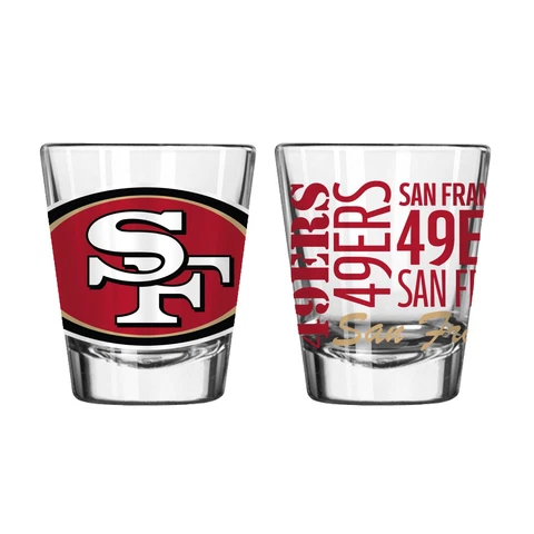 San Francisco 49ers Boelter NFL Spirit 2oz Shot Glass(1) Cover