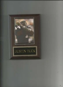 JUSTIN TUCK PLAQUE NOTRE DAME FOOTBALL NCAA FIGHTING IRISH - Picture 1 of 1