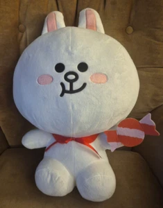 Peluche LINE FRIENDS CONY Conejo Blanco Sosteniendo Caramelo Sweetieland 18 pulgadas - Imagen 1 de 9