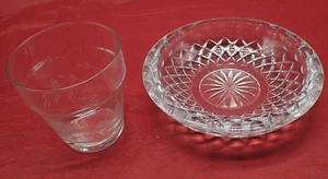 2 Vintage Princess House Items 7" Ashtray Thick & Heavy & 4" Fairy Flower Pot - Picture 1 of 14