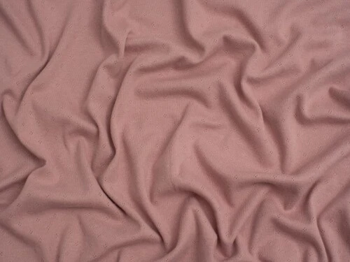 Minerva Core Range Baby Soft Pointelle Jersey Stretch Knit Fabric - per metre