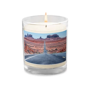 Life is a highway Glass jar soy wax candle - Picture 1 of 2