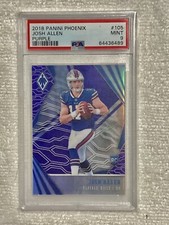 2018 Josh Allen Panini Phoenix PURPLE /149 PSA 9 Rookie Card
