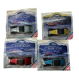 1935 Packard Coupe Roadster Vintage NOS Die-Cast Metal Toy Car Lot of 4 Colors - Picture 1 of 10