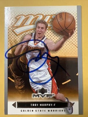 TROY MURPHY WARRIORS SIGNED AUTOGRAPH 2003 UPPER DECK NBA BASKETBALL CARD - Image 1 of 2