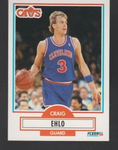 Craig Ehlo  Cleveland Cavaliers 1990-91 Fleer #32 