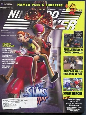 2004 Nintendo Power Magazine # 176 February The Sims Bustin Out Complete & Nice - Image 1 of 4