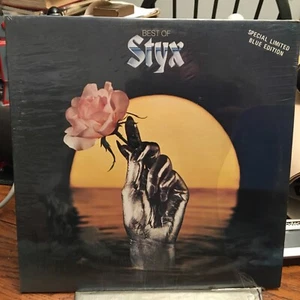 STYX LP THE BEST OF STYX SPECIAL LIMITED BLUE VINYL Canadian Press MINT - Picture 1 of 2