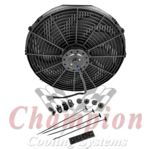 Champion Cooling, Economy Series 16" Electric Cooling Fan and Fan Relay - Picture 1 of 24