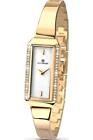Ladies ACCURIST 8026 Gold Tone Crystal Set Case MOP Dial 2 Year Warranty