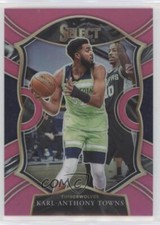2020 Panini Select Concourse Industry Summit Pink Prizm 10/10 Karl-Anthony Towns