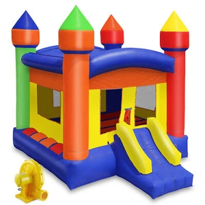 13' x 13' Commercial Castle Bounce House w/ Blower - 100% PVC Inflatable Bouncer - Picture 1 of 9