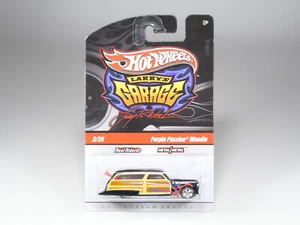 HOT WHEELS - Larry’s Garage - 3 - Purple Passion Woodie - Black - MOC - Picture 1 of 5