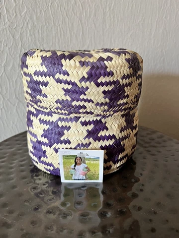 Hand woven Basket from Mexican Small Village Cover