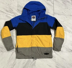 Burton Jacket Mens S Dry Ride Hooded Snowboard Skii Nylon Waterproof Rain Coat - Picture 1 of 3