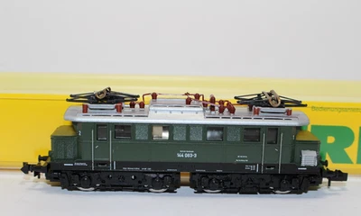 n5483, Alte Minitrix Elektrolok BR 144 083-3 der DB TOP OVP Spur N - Bild 1 von 4