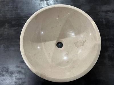 16" Verona Marble Bathroom Vessel Sink mosaic inlaid AS-IS Blowout Sale #229 - Image 1 of 4