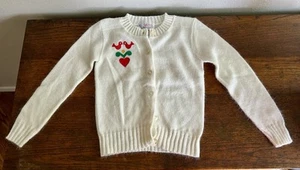 Vintage Florence Eiseman Embroidered Sweater Girls 6x - Picture 1 of 7