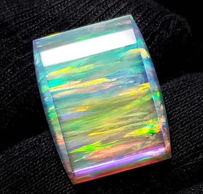 Australian Opal -AAA Quality, Opal Australian Opal Gemstone  11x21x5mm 16Ct - Image 1 of 4
