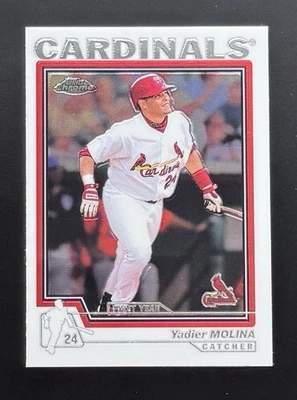 2004 Topps Chrome Yadier Molina Rookie Card RC First Year #219 NM! - Image 1 of 3
