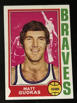 1974-75 Topps #117 Matt Guokas Buffalo Braves EX-MT - Image 1 of 2