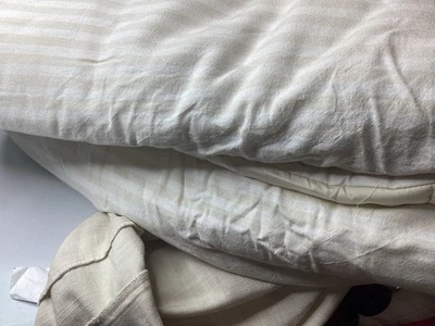 Casaluna Heavyweight Stripe Comforter Only  Natural Casaluna Has A Stain  - Image 1 of 4