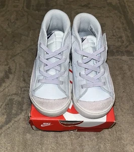 DA4088-010 Nike Blazer Mid '77 White Metallic Silver 9C 9 Baby Kleinkind - Bild 1 von 6