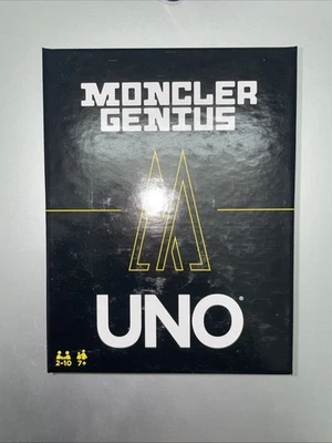 UNO Moncler Card Game Black Box Mattel Creations  - Image 1 of 2