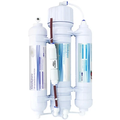 3 STAGE Portable Aquarium Reverse Osmosis RO Drinking Water Filter System-100... - Image 1 of 4
