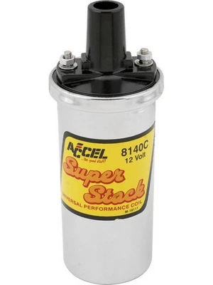 Accel Ignition Coil Super Stock Canister Oil Filled 1.400 ohm Female So (8140C) - Image 1 of 4