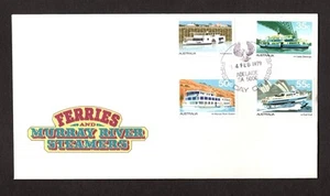 1979 Australia Ferries And Murray River Steamers First Day Cover Adelaide PM - Picture 1 of 2