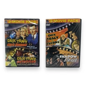 Dick Tracy Double Feature 2er Set - Vier klassische Detektivfilme - NEU VERSIEGELT - Bild 1 von 2