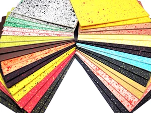 FLIEGENBINDESCHAUM - MELIERTER EVA-SCHAUM - 2mm - Fliegenbindematerial - 2 Stück - EVA FOAM - Bild 1 von 42