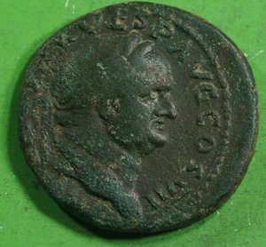 Roman Imperial ae AS Coin of Vespasian SPES @0528 - Picture 1 of 3