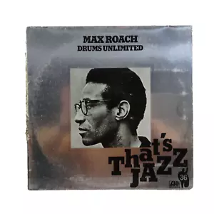 MAX ROACH - DRUMS UNLIMITED - HARD BOP JAZZ - ATLANTIC LP Reissue 1978 EX/G+ - Picture 1 of 12