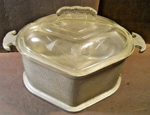 GUARDIAN SERVICE Triangle Dutch Oven Cast Aluminum Glass Lid Roaster Cookware 2 - Picture 1 of 12