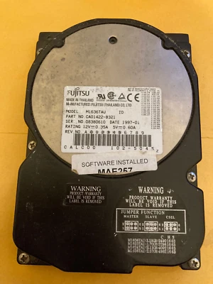 Fujitsu M1636TAU 1.2GB 5400RPM PATA ATA IDE 256KB Cache 3.5'' Inch - Image 1 of 2