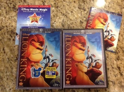 The Lion King (Blu-ray/DVD, 2011, 2-Disc Set, Diamond Edition Combo Pack) - Image 1 of 4