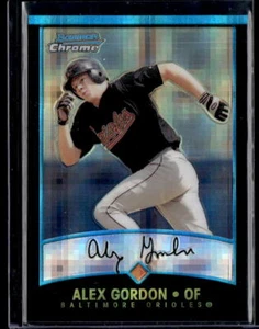2001 Bowman Chrome #299 Alex Gordon Xfractor - Picture 1 of 2