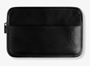 Yves Saint Laurent black Bag Beaute YSL Makeup cosmetic beauty Pouch case clutch - Picture 1 of 8