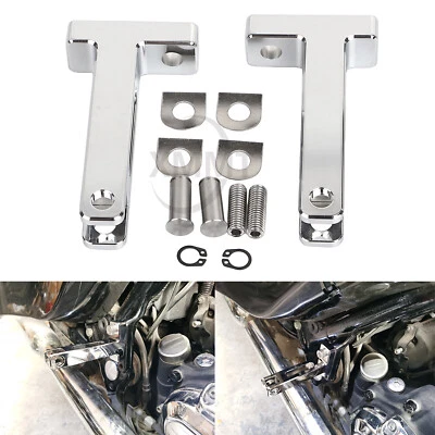 For Harley Electra Street Road Glide King Extended Passenger Foot Peg Mount Kit Foto 1 de 4