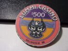 LUMMI CASINO $500 hotel casino gaming poker chip - Bellingham, WA
