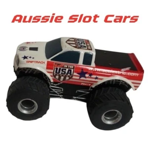 SCALEXTRIC UNIQUE MONSTER TRUCK “ USA “ 1980 SLOTCAR 1/32 - Excellent Condition - Picture 1 of 6