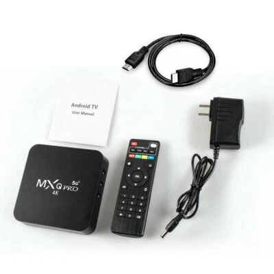 MIGNVOA MXQ Pro 4K Android 7.1 5G Smart TV Box 8G Quad Core 2.4GHz WiFi Media Player US