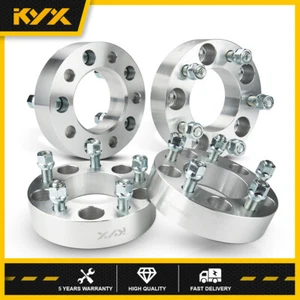 1.5" 5x5 to 5x5 Wheel Spacers Adapters 14x1.5 Fits Chevy GMC C1500 Suburban - Picture 1 of 8