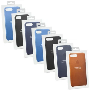 Apple Leather Case Cover For iPhone 7+/8+/7/8/6/6S Plus Original Genuine - Picture 1 of 14
