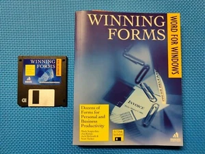 Vintage Random House Winning Forms for Windows Book + 3.5 Floppy Disk EXC - Zdjęcie 1 z 8